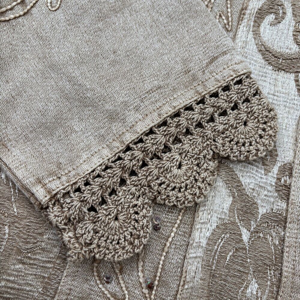 Flashback Couture Embroidered Beaded Jacket Size … - image 5